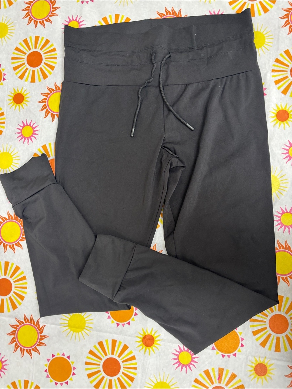 No Boundaries Black High-Waist Drawstring Leggings